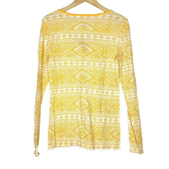 Lucky Brand Yellow Waffle Knit Thermal Shirt - Picture 3 of 5